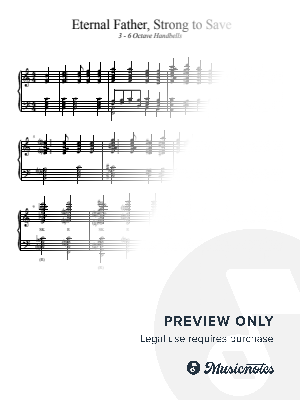 Eternal Father, Strong to Save (Handbells)