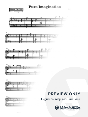 Pure Imagination by Piano Go Life  - Sheet Music