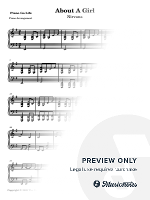 About a Girl by Piano Go Life  - Sheet Music