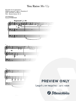 You Raise Me Up by Samuel Wernain - Sheet Music