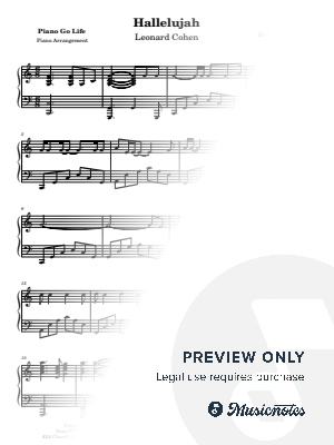 Hallelujah by Piano Go Life  - Sheet Music