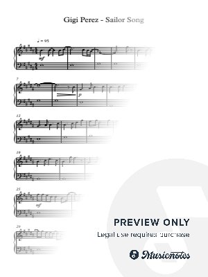 Sailor Song by Klaivert Ziou - Sheet Music