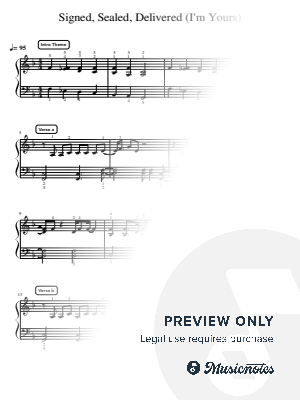 Signed, Sealed, Delivered - Pre-Advanced