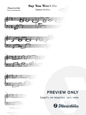 Say You Won't Let Go