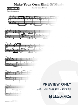 Make Your Own Kind of Music by Piano Go Life  - Sheet Music