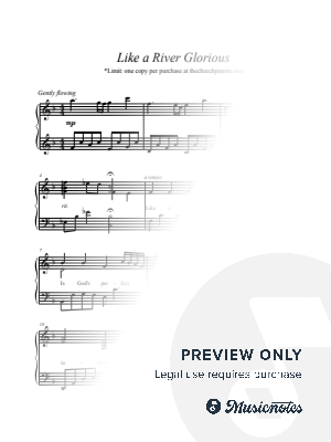 Like a River Glorious (late intermediate)