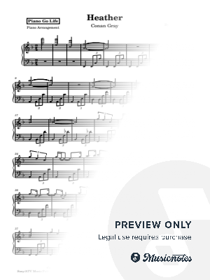 Heather by Piano Go Life  - Sheet Music