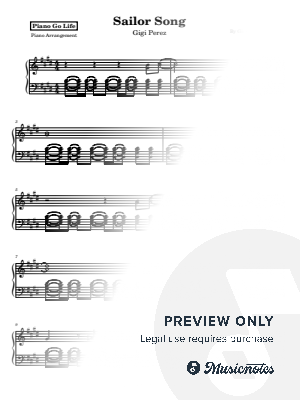Sailor Song by Piano Go Life  - Sheet Music