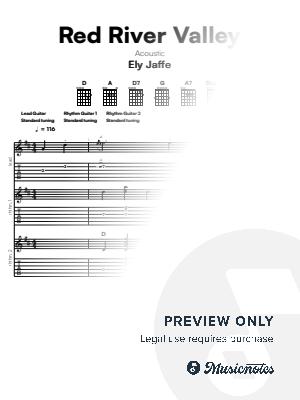 Red River Valley – Acoustic Guitar