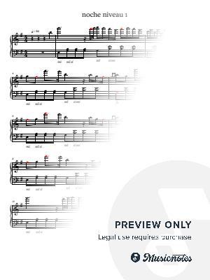 Noche niveau 1 Sofiane Pamart arrangement marc Denouel