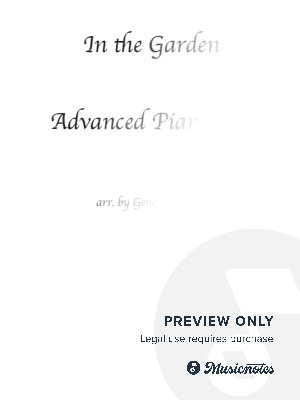 In the Garden Advanced Piano Solo