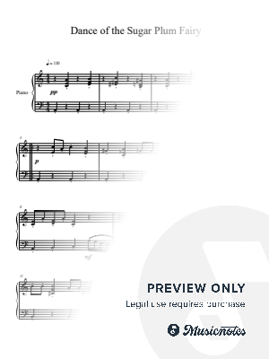  Dance of the Sugar Plum Fairy (Piano Solo) by B. C. Dockery - Sheet Music