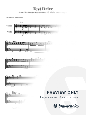 Test Drive - From How to Train Your Dragon | VIOLIN & VIOLA DUET