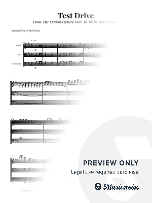 Test Drive - From How to Train Your Dragon | STRING TRIO (VIOLIN, VIOLA, CELLO)