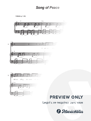 Song of Peace (2-part choir - (SA)