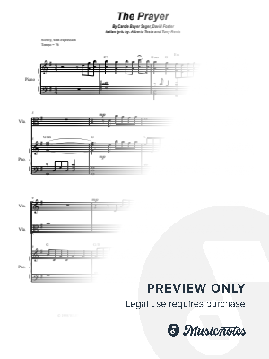 The Prayer (Duet for Violin and Viola)