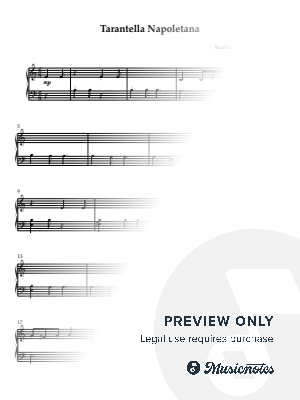 Tarantella Napoletana [beginner, 2 pages] by Katie Levine - Sheet Music