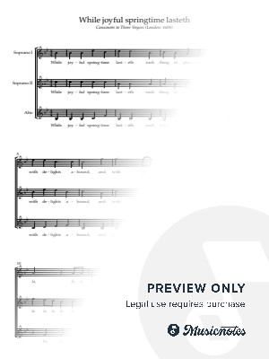 While joyful springtime lasteth (Thomas Youll arr Mark Keane) SSA