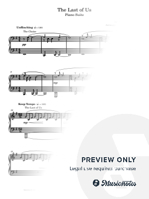 The Last of Us – Suite for Piano by Julian Strunck - Sheet Music