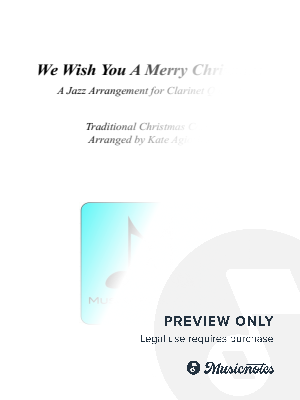 We Wish You A Merry Christmas - Jazz Carol for Clarinet Quartet