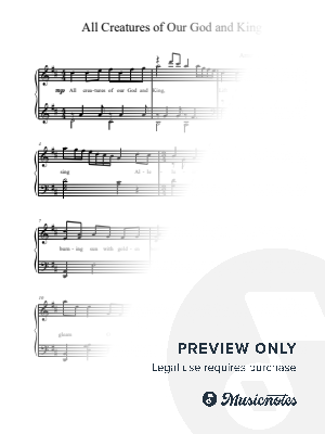 All Creatures of Our God and King