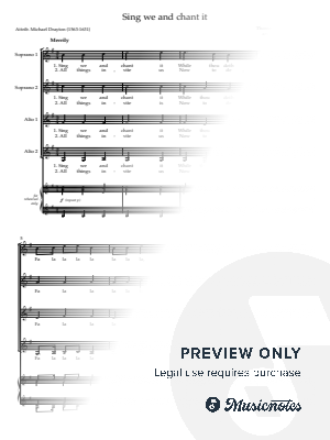 Sing we and chant it (Thomas Morley arr Mark Keane) SSAA