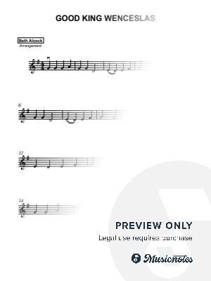 Good King Wenceslas - christmas | easy violin