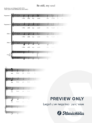 Be still, my soul (Sibelius arr Mark Keane) SSAA