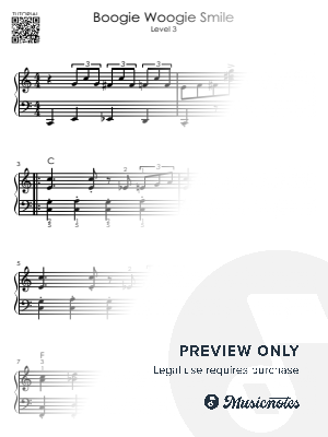 Boogie-Woogie Smile - Easy Piano Tutorial for Beginners  Level 3