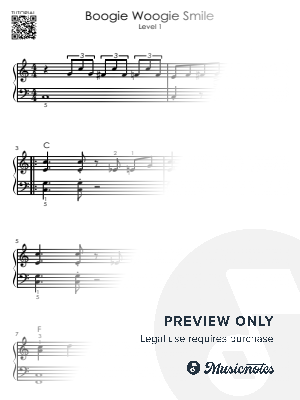 Boogie-Woogie Smile - Easy Piano Tutorial for Beginners  Level 1