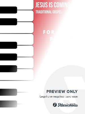 Jesus is Coming Again Easy Piano Sheet Music Combo