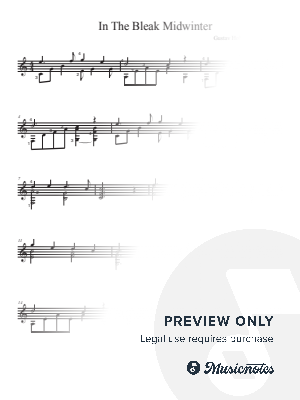 In the Bleak Midwinter