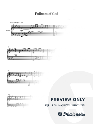 Fullness of God by YoungMin You - Sheet Music