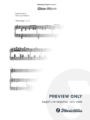 Glow Worm (Vocal solo)