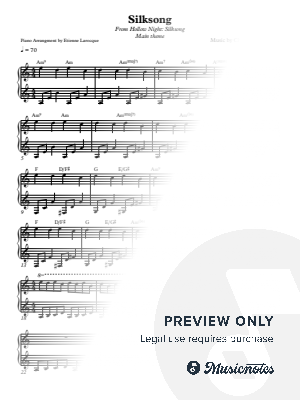 Hollow Knight: Silksong - Title theme by Etienne Larocque Transcriptions - Sheet Music