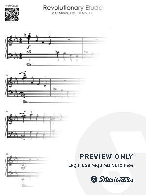 Revolutionary Etude - Chopin for Late Beginners - Easy Piano Tutorial