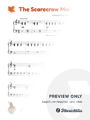 "The Scarecrow March" (Easy Fall Piano)
