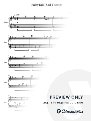 Fairy Tail (Main Theme), for Piano Solo