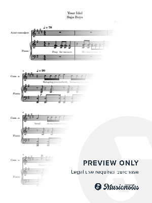 Your Idol by Arina Shumakova - Sheet Music