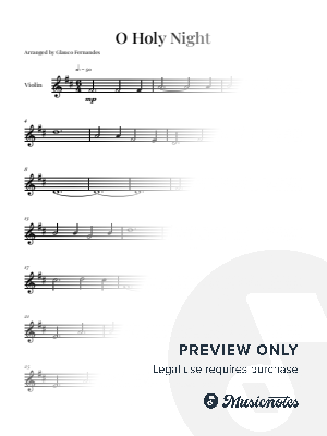 O Holy Night | VIOLIN SOLO