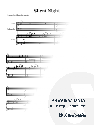 Silent Night | VIOLIN & CELLO DUET & PIANO