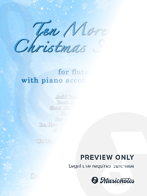 Ten More Christmas Songs for Flute with Piano accompaniment