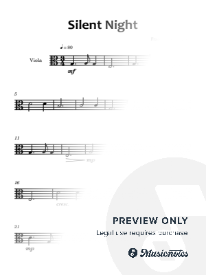 Silent Night | Easy Viola