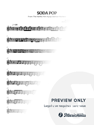 Soda Pop (Saja Boys) from K-pop Demon Hunters | trumpet sheet music