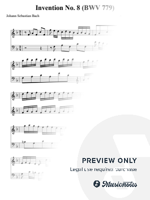 Invention No. 8 (BWV 779) - Johann Sebastian Bach