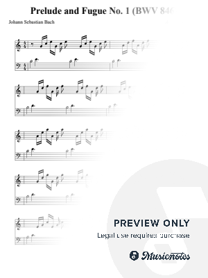 Prelude and Fugue No. 1 (BWV 846) - Johann Sebastian Bach