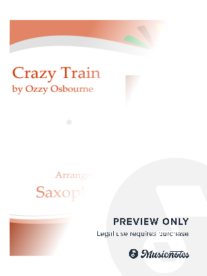 Crazy Train - sax ensemble