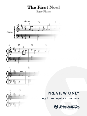 The First Noel | Easy Piano (with Chords)