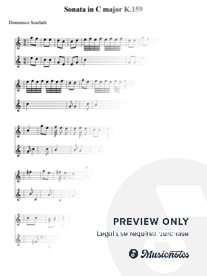 Sonata in C major K.159 - Domenico Scarlatti