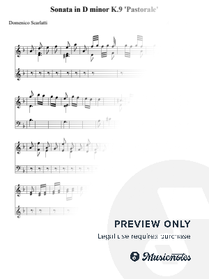 Sonata in D minor K.9 'Pastorale' - Domenico Scarlatti